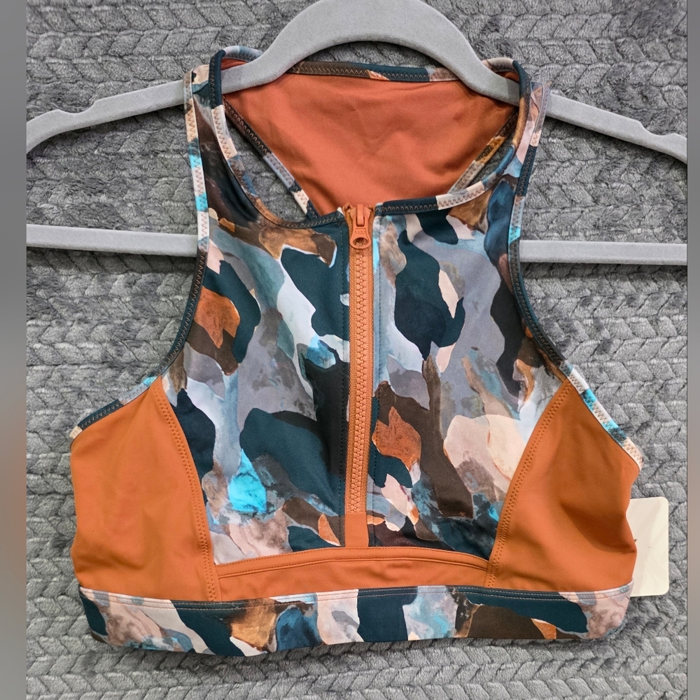 Fabletics Camouflage Sports Bra - Multicolor